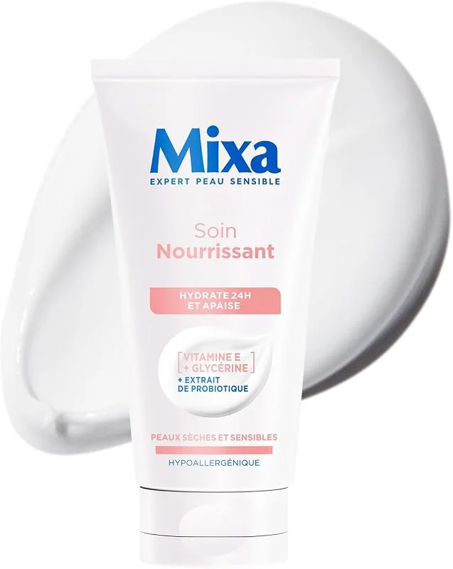 MIXA Soin Visage Nourrissant Peaux Sèches Sensibles Vitamine E 50ml — Soin de la peau