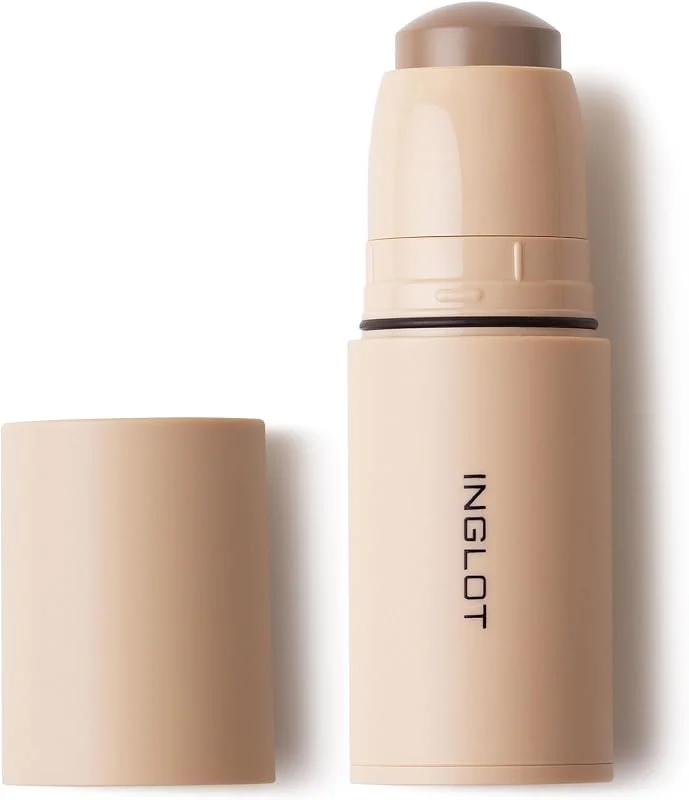 Inglot Stick Bronzer Crémeux, Contouring Naturel et Application Facile, Effet Longue — Maquillage