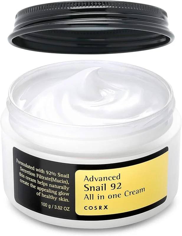 COSRX Advanced Snail 92 Crème Tout en Un, 100 ml, Infusée avec 92% de mucine — Soin de la peau