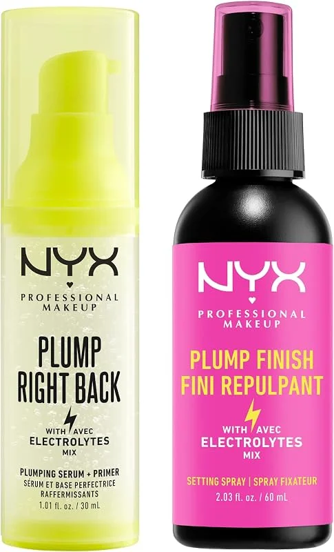 NYX Professional Makeup Primer & Sérum Plump Right Back, Aux Électrolytes, Formule — Maquillage