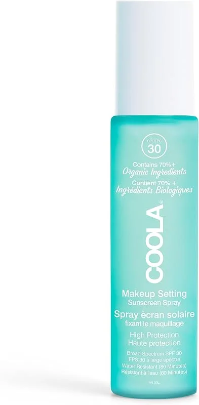 COOLA Brume Solaire Visage, Protection haute performance + éco-responsable, Testée sous — Maquillage