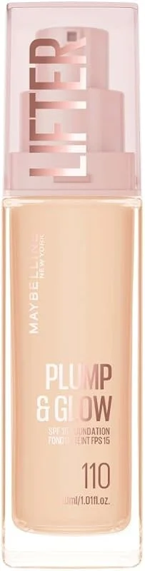 Maybelline New York Lifter Plump & Glow Fond de Teint Teinte 110 30ml — Maquillage