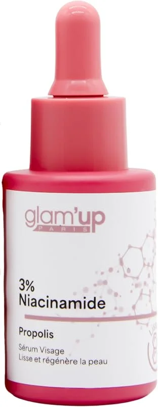 Glam'Up Paris - Sérum Lissant 3% Niacinamide et Propolis - 30 mililitres — Soin de la peau