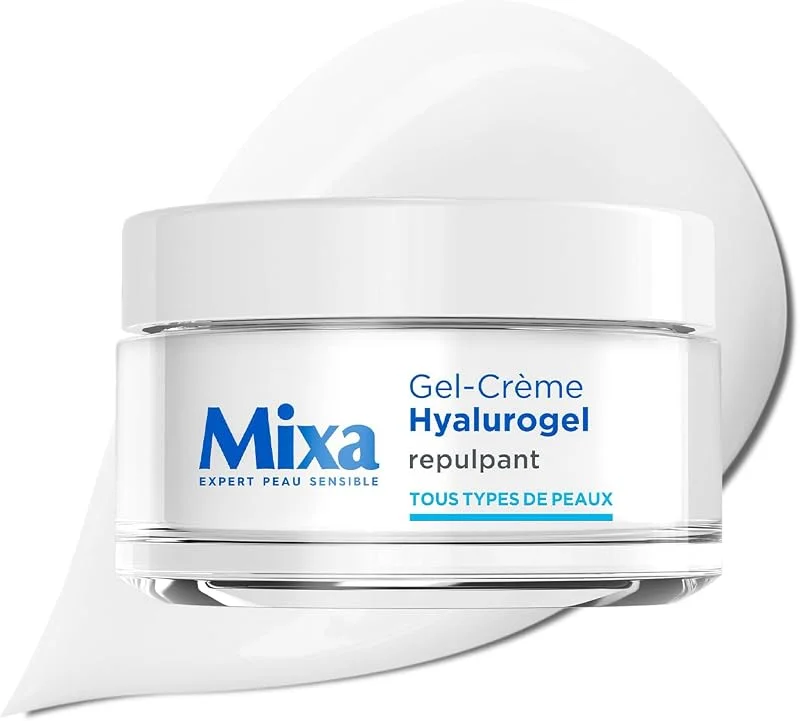 MIXA Hyalurogel Gel-Crème Hydratant 24H Peaux Sensibles Déshydratées 50ml — Soin de la peau