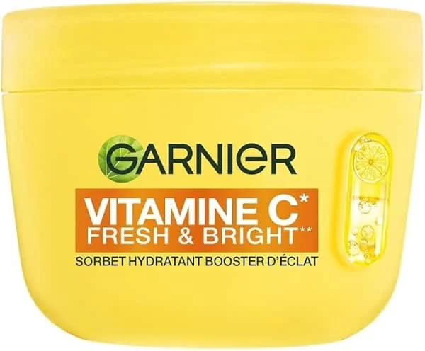Garnier Crème Sorbet Vitamine C Hydratante Booster Éclat Visage 85ml — Soin de la peau