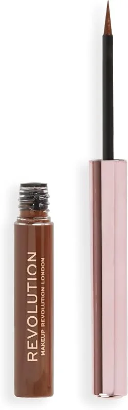 Revolution Super Flick Liquid Eyeliner Brown — Maquillage