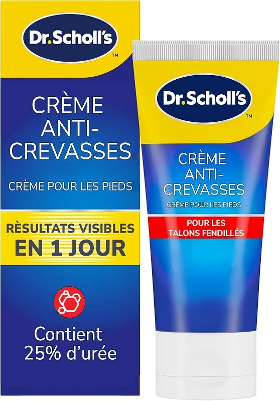 Scholl Crème Pieds Anti-Crevasses Talons Fendillés - Répare et Hydrate les Talons — Maquillage
