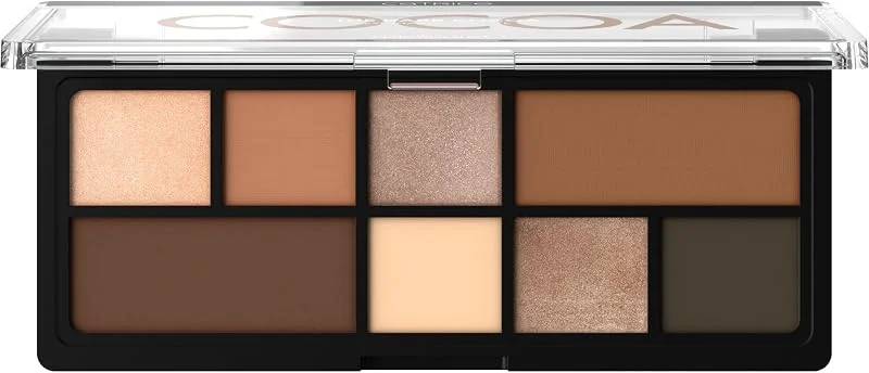 Catrice Cosmetics The Dark Cocoa Eyeshadow Palette Fards à Paupières, Intense (9 g) — Maquillage