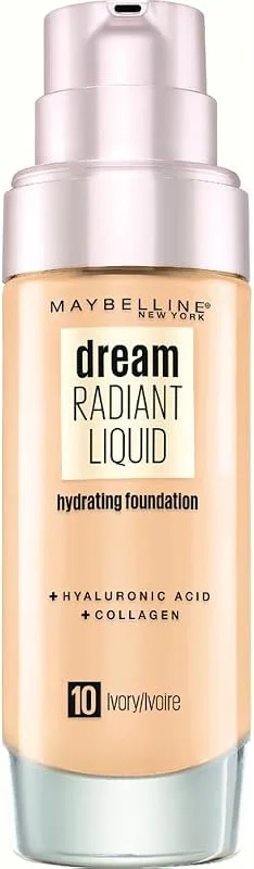 Maybelline New York Dream Satin Liquid Fond de Teint Ivoire 10 30ml — Maquillage
