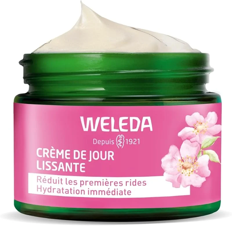 WELEDA - Crème de Jour lissante Rose musquée & Thé blanc - NATRUE - 40ml — Soin de la peau