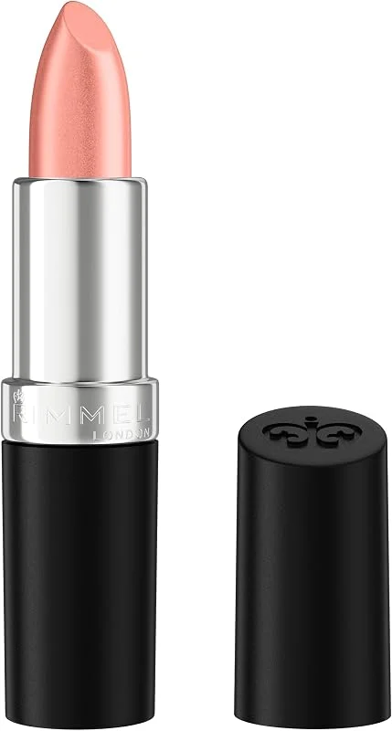 Rimmel Lasting Finish Rouge à lèvres 206 Pink-Key-Promise, finition satinée crémeuse — Maquillage