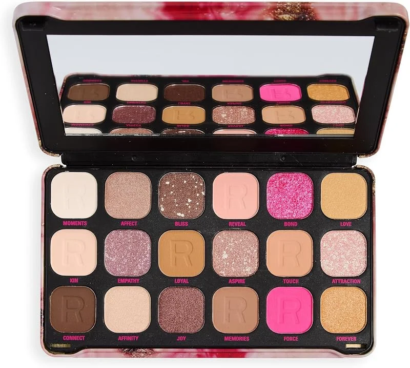 Revolution Forever Flawless Palette, Affinity, 18 Shades — Maquillage