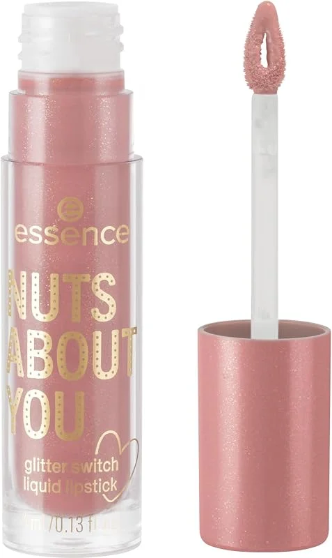 essence NUTS ABOUT YOU glitter switch liquid lipstick rouge à lèvres liquide (4ml) — Maquillage