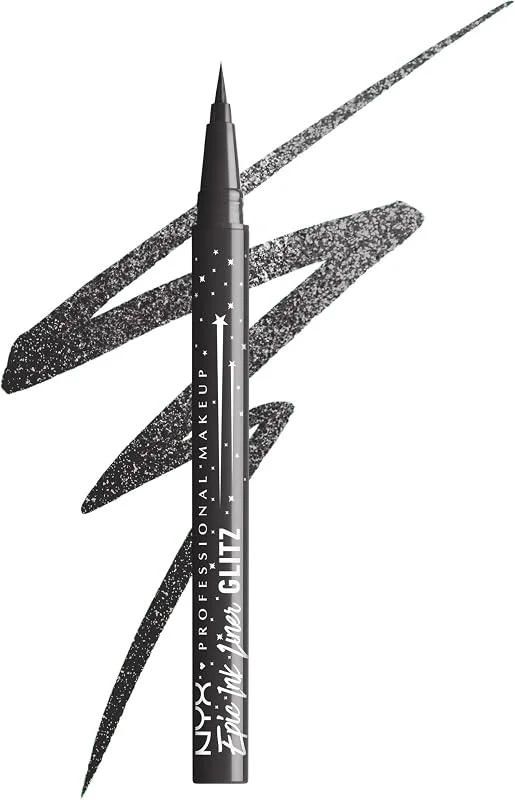 NYX Professional Makeup Epic Ink Eyeliner Waterproof 24H Graphite Glitz — Maquillage