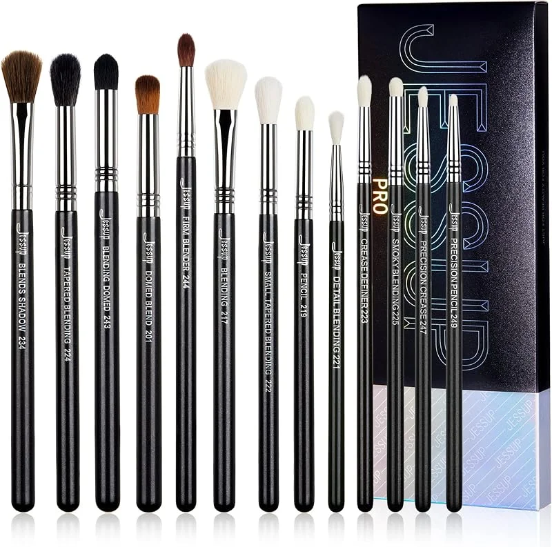 Jessup Kit 13 Pinceaux Maquillages Yeux Professionnel Fard à Paupières T338