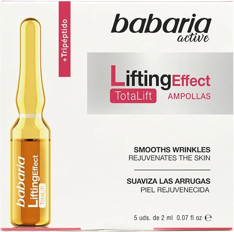 Babaria Sérum Ampoules Lifting, Tripeptides Anti-rides, 5x2ml — Soin de la peau