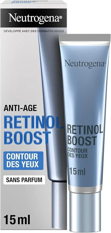 Neutrogena Soin Anti-Âge Retinol Boost Contour des Yeux Sans Parfum, 15 ml — Soin de la peau