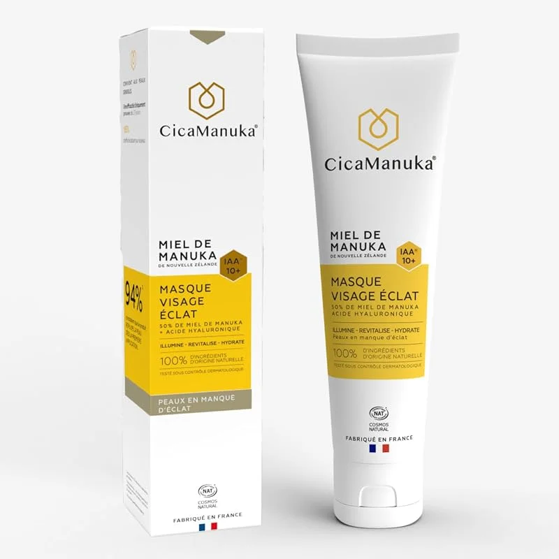 Masque Visage Eclat - 50% Miel de Manuka IAA10+, Acide hyaluronique - 100ml — Soin de la peau