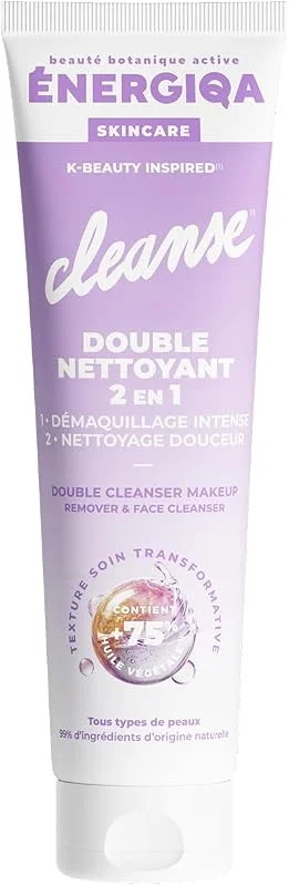 Soin Visage by ENERGIE FRUIT – Nettoyant Visage 2en1 Huile démaquillante – Double — Soin de la peau