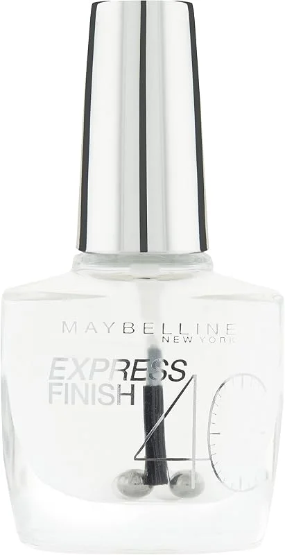 Maybelline New York Vernis à Ongles Séchage Rapide Express Finish N°01 Transparent 10ml — Maquillage