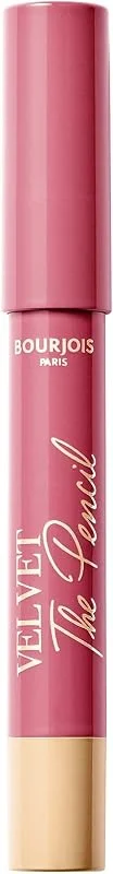 Bourjois - Rouge à lèvres - Velvet The Pencil - 02 Amou-Rose - Waterproof et sans — Maquillage