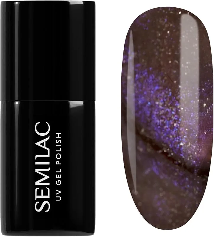 Semilac Vernis à Ongles UV Hybrid 827 AI Brown 7 ml — Maquillage