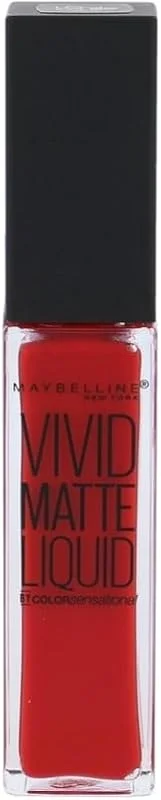 GEMEY MAYBELLINE Color Sensational Vivid Matte Rouge à Lèvres Liquide 35 Rebel Red — Maquillage