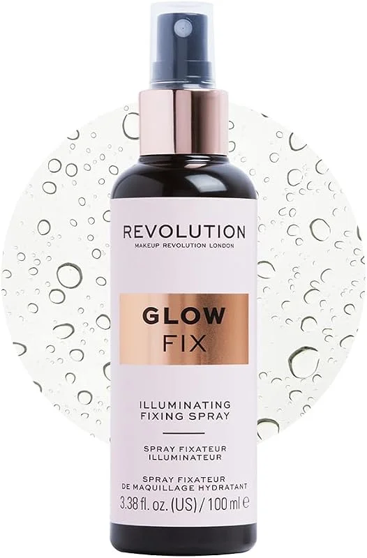 Makeup Revolution, Spray Fixateur Illuminateur Glow Fix, 100ml — Maquillage