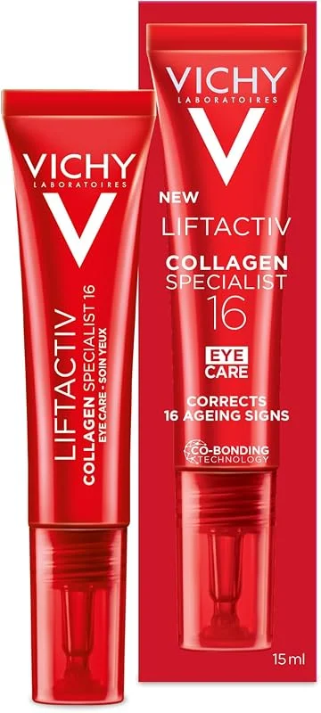 Vichy Liftactiv Collagen Specialist Contour Yeux Anti-Âge 16 Signes — Soin de la peau