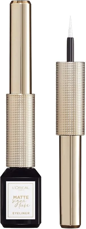 L'Oreal Paris Matte Signature Eyeliner Liquide 08 Blanc — Maquillage