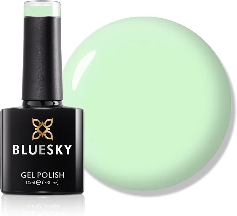 Bluesky Gel Polish, menthe mentale, A47, 10 ml, vernis à ongles en gel Solble, bleu — Maquillage
