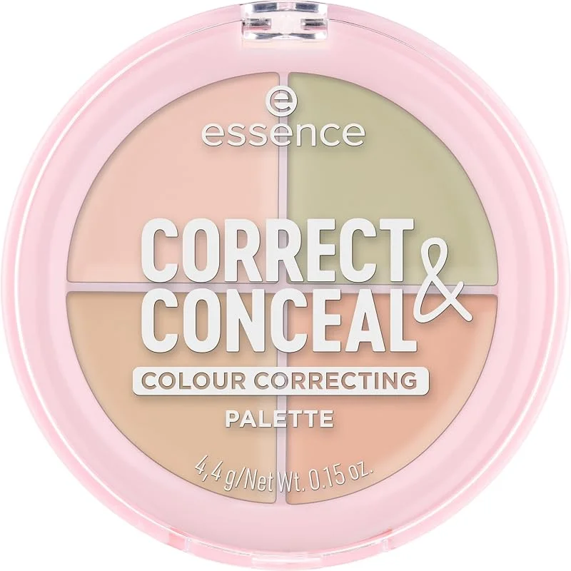 essence CORRECT & CONCEAL colour correcting palette correctrice, mettant en valeur — Maquillage
