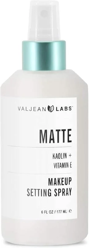 Valjean Labs Spray fixateur de maquillage mat, Koalin + Vitamine E