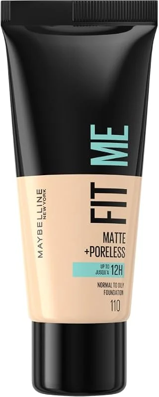 Maybelline New York - Fond de Teint Fluide Fit Me! Matte & Poreless - Peaux normales à — Maquillage