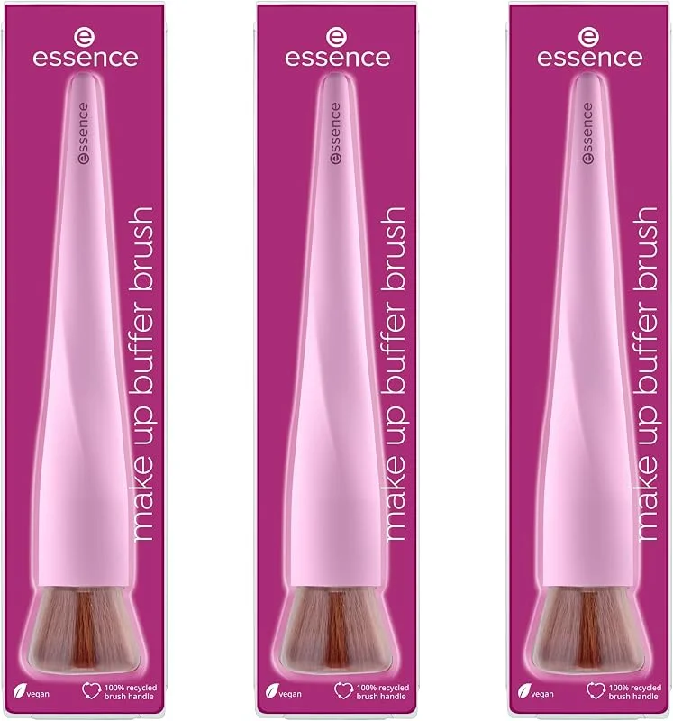 essence Lot de 3 pinceaux de maquillage n° 01 Multicolore Sans nanoparticules