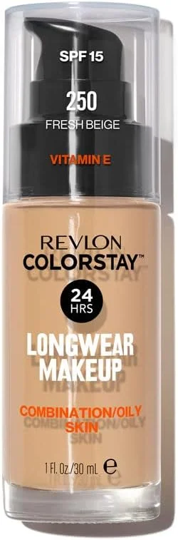 Revlon ColorStay Fond de Teint Tenue 24H, 250 Fresh Beige 30 ml — Maquillage
