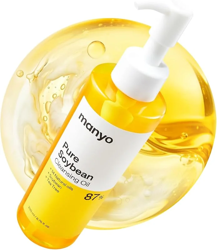ma:nyo Huile Nettoyante Pure — Huile Nettoyante Naturelle Visage, Démaquillant — Soin de la peau