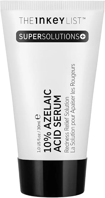 Sérum à 10% à l'acide azélaïque The INKEY List 30 ml, crème jour, nuit, cible les rougeurs, soin de