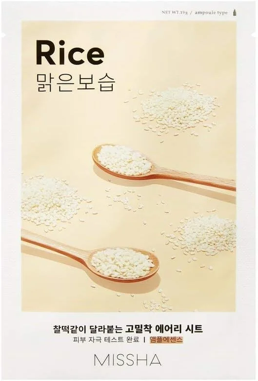 Missha Pure Source Cell Sheet Mask (Rice), sauna — Soin de la peau