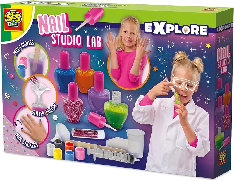SES Creative 25141 Studio de Manucure - Vernis à Ongles pour Enfants - Fabrique Ton — Maquillage