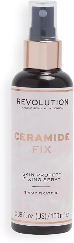 Makeup Revolution Spray fixateur Ceramide Fix, Spray fixateur de maquillage, 100ml, Makeup