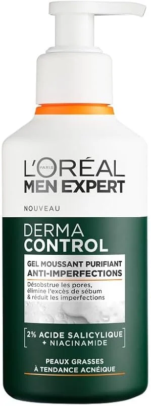 L'Oréal Men Expert Gel Moussant Purifiant Anti-Imperfections 260ml — Soin de la peau