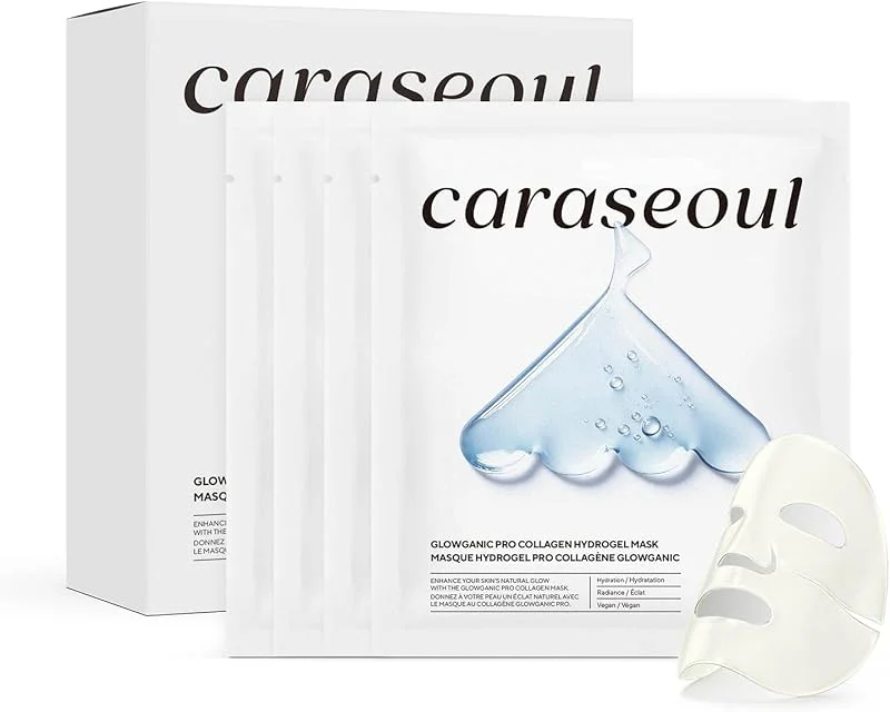 caraseoul Masque Visage Collagène Glowganic Pro (4 Unité) — Soin de la peau