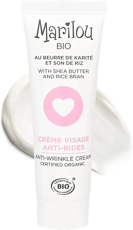 Marilou Bio - Crème Visage Anti-Rides Bio Aloe Vera et Son de riz - Rides (30 ml) — Soin de la peau
