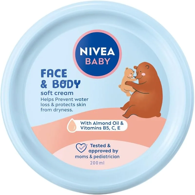 NIVEA BABY Crème Soins Visage et Corps 200 ml — Soin de la peau
