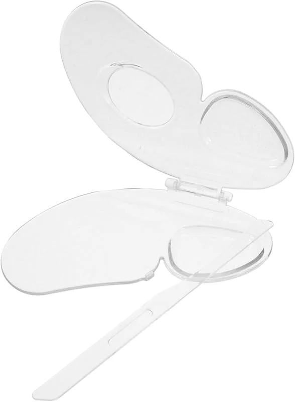 Healvian Palette de Maquillage Mélangeur pour Fond de Teint Palette de Maquillage Portable Plateau