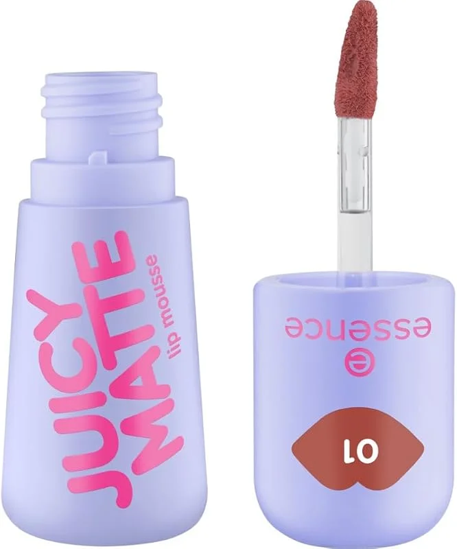 Essence - Rouge à Lèvres Juicy Matte Lip Mousse - 01 Maple Rouge — Maquillage