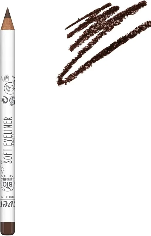 lavera Crayon eyeliner Brun 02 Huile de jojoba & Huile de tournesol — Maquillage