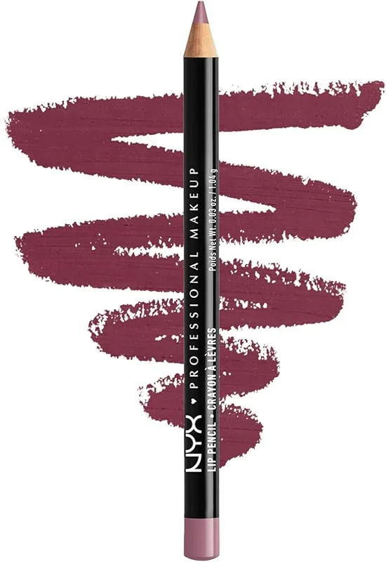 NYX Professional Makeup Slim Lip Pencil Crayon Lèvres Prune Longue Tenue — Maquillage