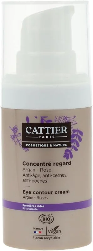 Cattier - Contour des Yeux Anti-Âge, Anti-Cernes, Anti-Poches - Bio - 15 ml — Soin de la peau